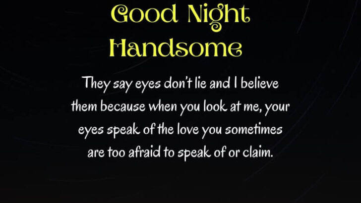 romantic good night quotes for him