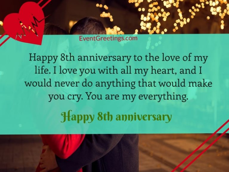 25 Exclusive 8 Year Wedding Anniversary Wishes And Quotes