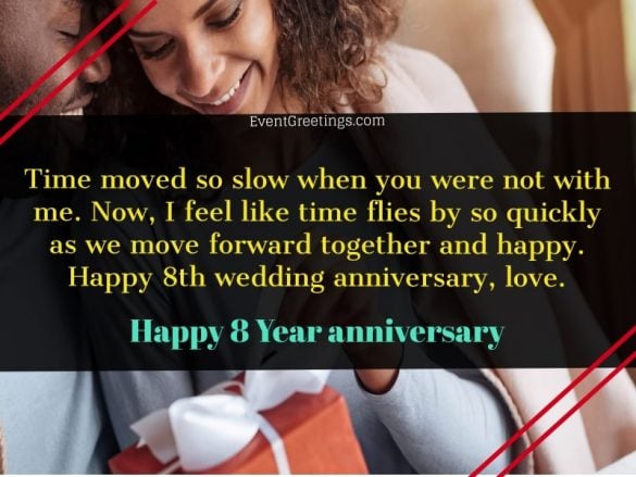 25 Exclusive 8 Year Wedding Anniversary Wishes And Quotes With Images