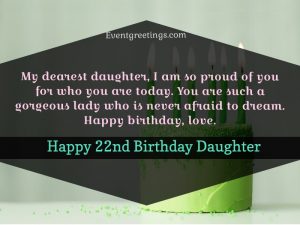 Happy 22nd Birthday Quotes And Wishes Events Greetings