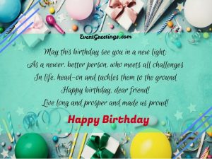 20 Best Birthday Poem For Friend – Events Greetings