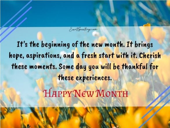 30 Happy New Month Quotes And Messages For A Fresh Start