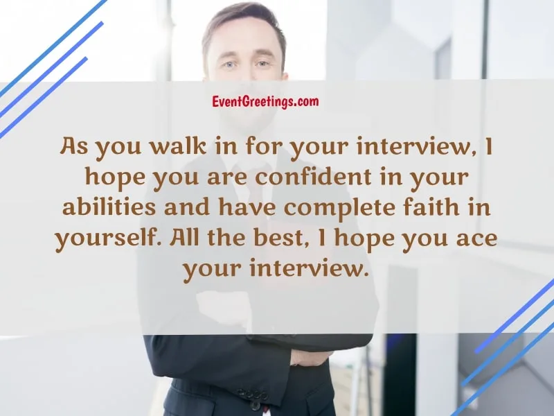 good luck quotes for new job interview