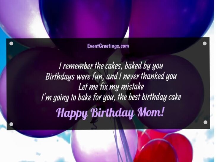 20 Adorable Birthday Poems for Moms to Feel Loved and Cherished