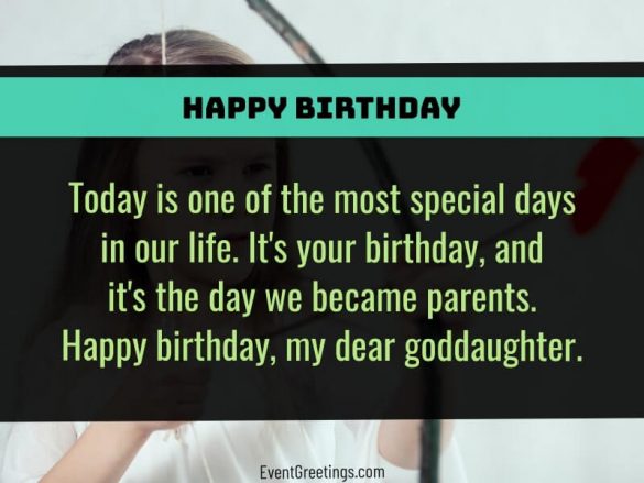 40 Cute Birthday Wishes For Goddaughter – Events Greetings