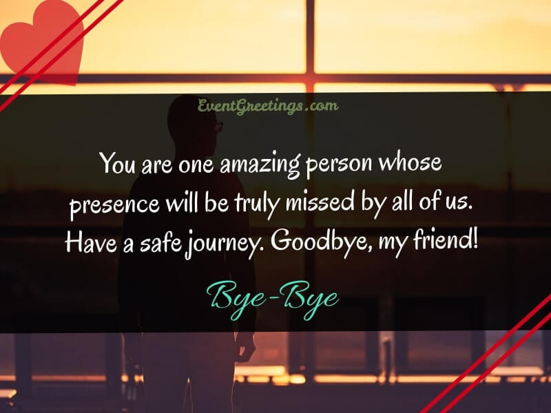 farewell message to a friend