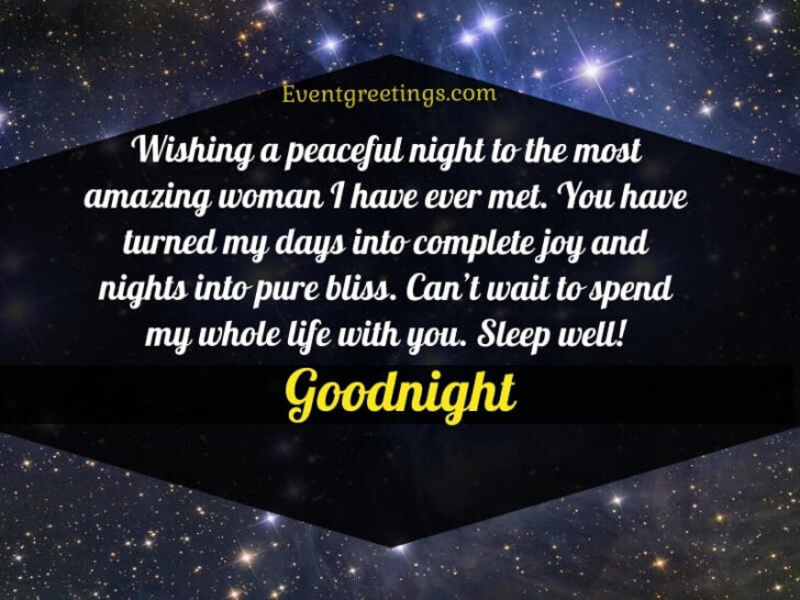 25 Romantic Goodnight Paragraphs For Her – Events Greetings