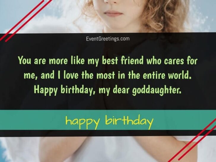 40 Cute Birthday Wishes For Goddaughter – Events Greetings