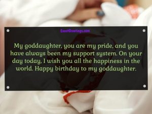 40 Cute Birthday Wishes For Goddaughter – Events Greetings