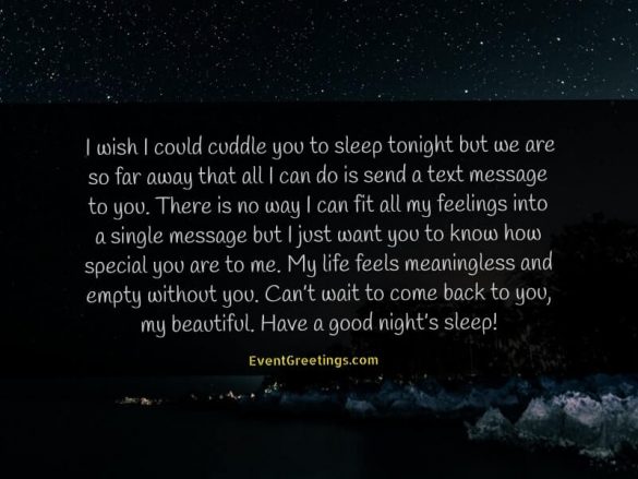 25 Romantic Goodnight Paragraphs For Her – Events Greetings