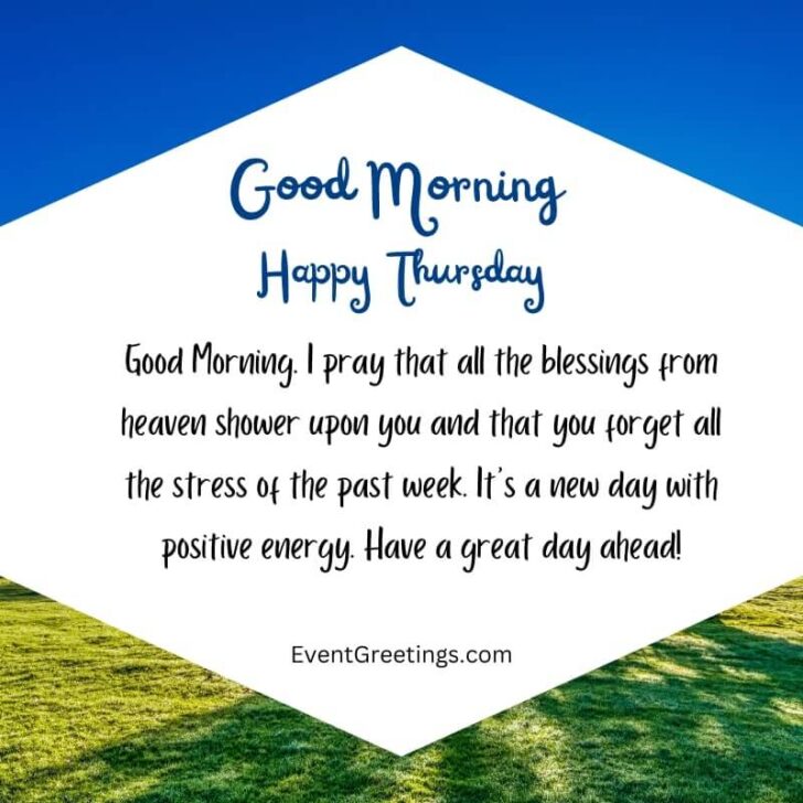 45 Best Good Morning Thursday Wishes And Blessings