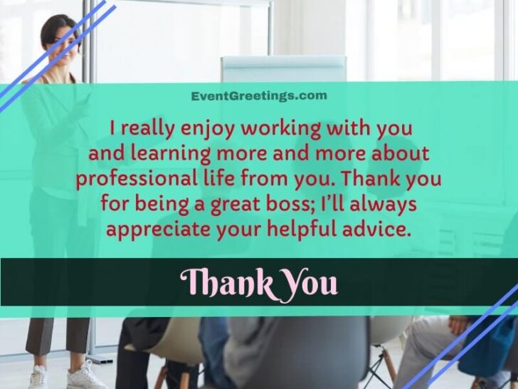 20 Appreciation Quotes for Boss to Say Thank You – Events Greetings