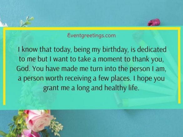 Birthday Prayers For Myself To Thank God – Events Greetings