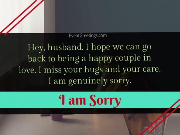 15 Sorry Quotes And Messages for Husband – Events Greetings