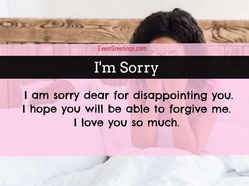 15 Sorry Quotes And Messages For Husband Events Greetings