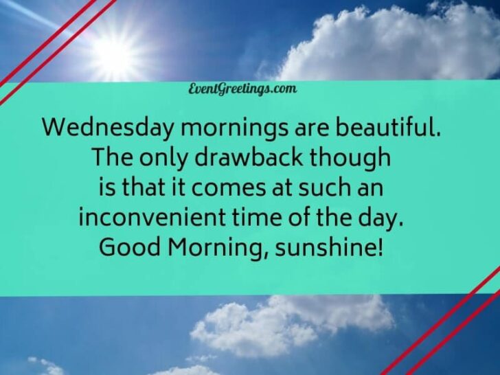 40 Best Good Morning Wednesday Quotes And Blessings