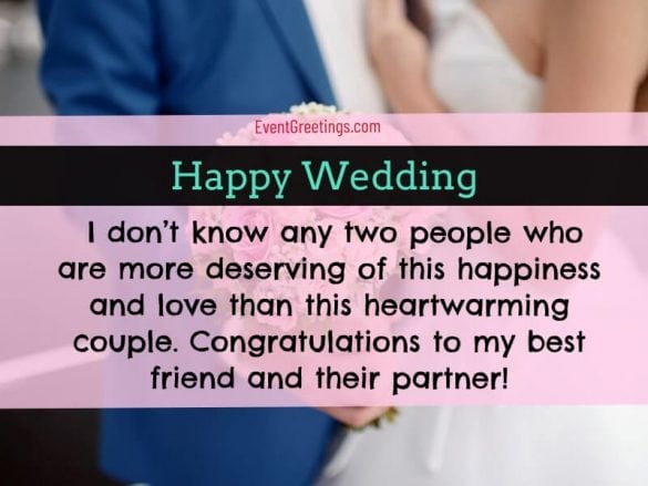 25 Wedding Wishes And Messages for a Friend – Events Greetings