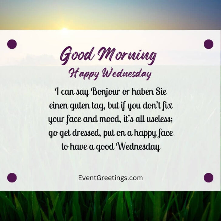 40 Best Good Morning Wednesday Quotes And Blessings