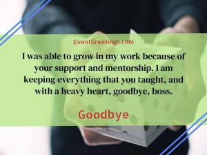 50 Farewell Message To Boss With Best Wishes – Events Greetings