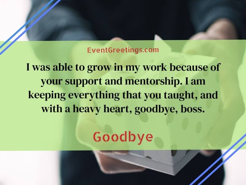 Farewell Message For Boss Goodbye Wishes Messages Quotes For Boss ...