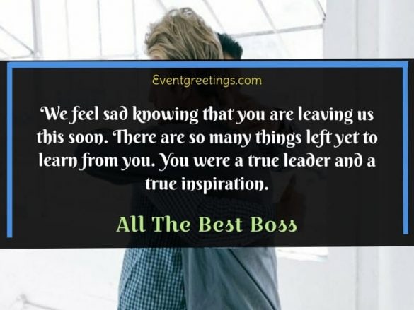 50 Farewell Message To Boss With Best Wishes – Events Greetings