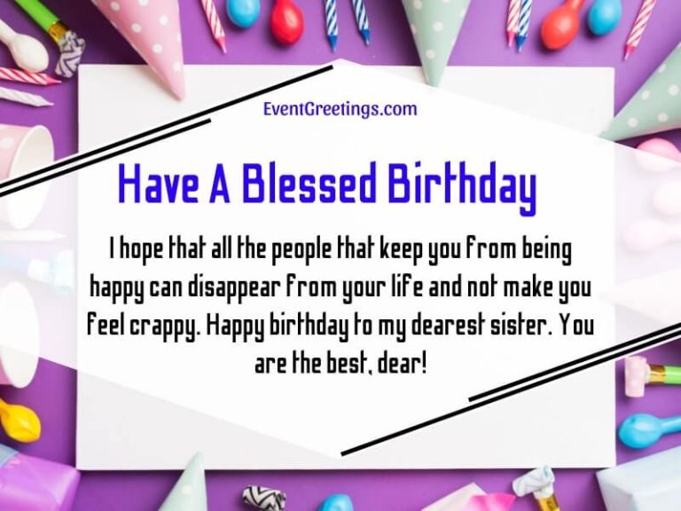 25 Heartwarming Religious Birthday Quotes For Sister