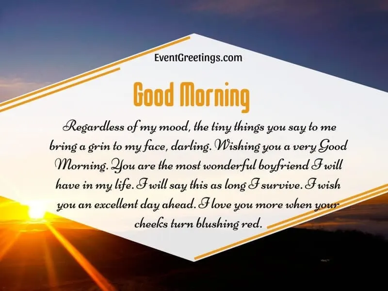 30 Cute And Long Good Morning Paragraphs For Him – Events Greetings