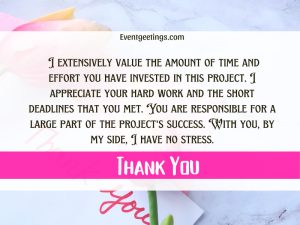 25 Inspirational Thank You Messages For Team – Events Greetings