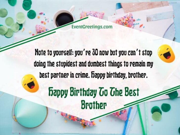 Funny Birthday Wishes For Brother – Events Greetings