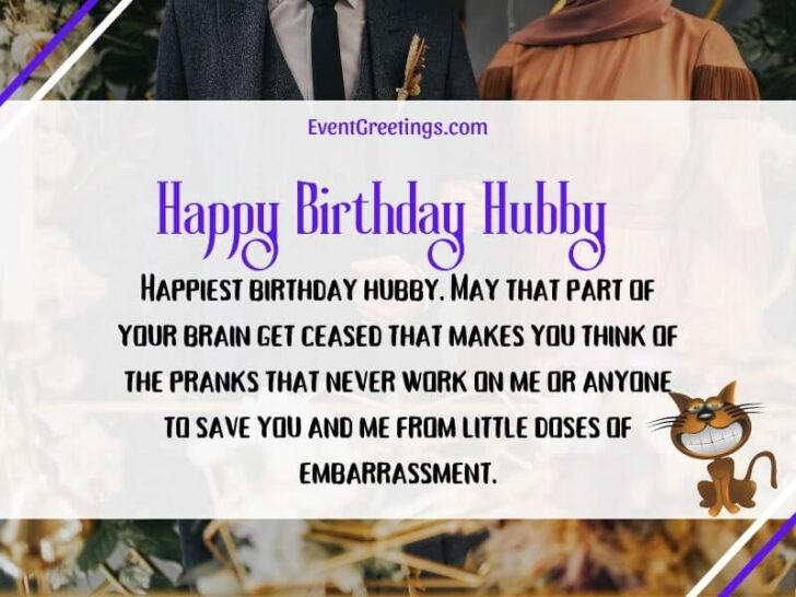 50 Funny Birthday Wishes For Husband To Make Him Laugh 9120