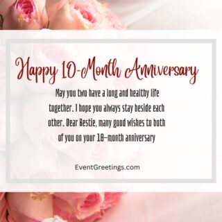 20 Cute Happy 10 Month Anniversary Wishes And Quotes
