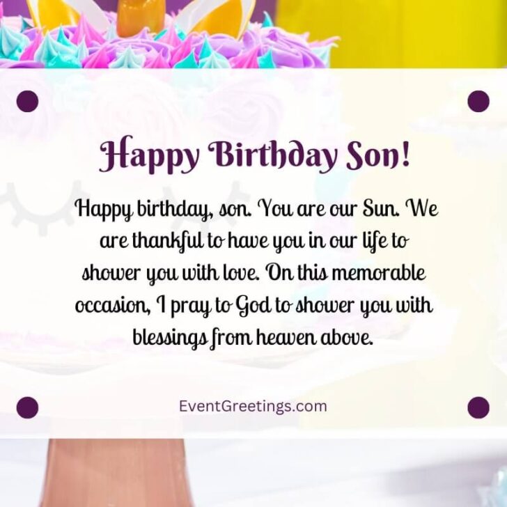 35 Powerful Birthday Prayers To My Son