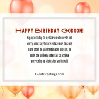 25 Cute Birthday Wishes For Godson For Happy Day